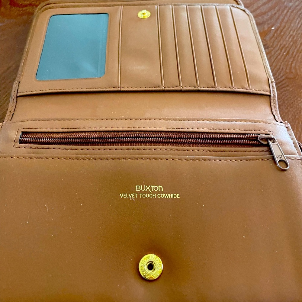 Never used Buxton clutch bag